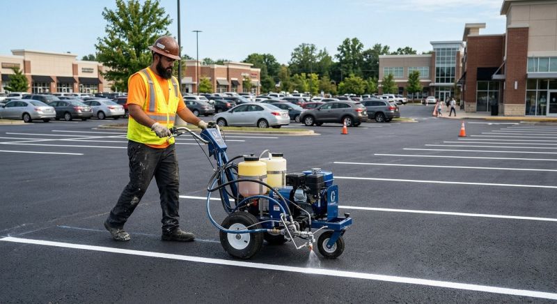 Asphalt Striping in Hilton Head Island, SC