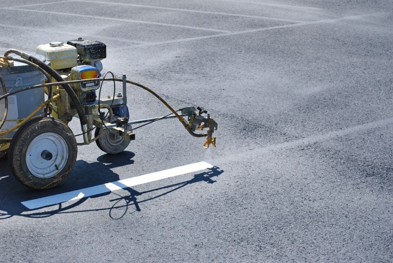 Commercial Asphalt Painting in Houston, TX