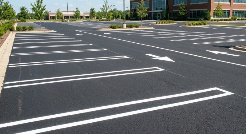 Commercial Asphalt Painting in Katy, TX