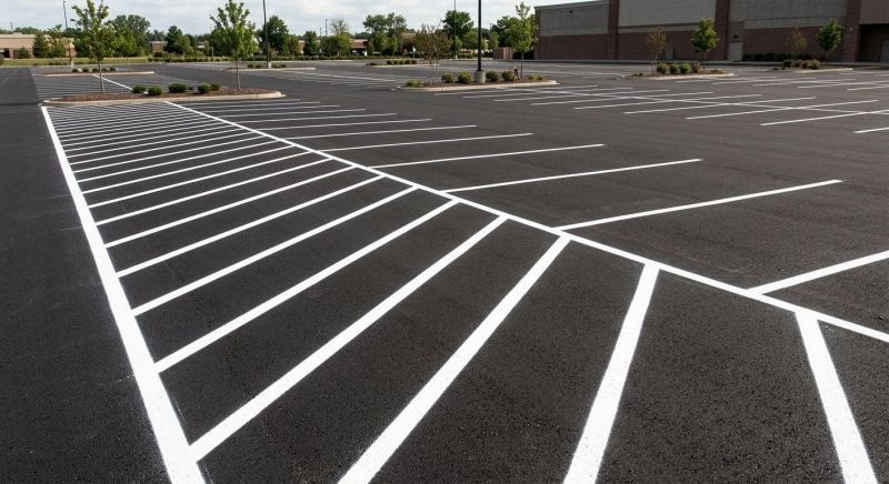Commercial Asphalt Painting in Acworth, GA