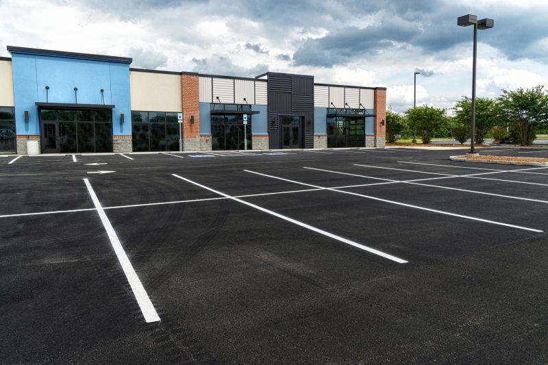 Concrete Parking Lot Striping in Houston, TX