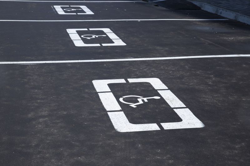 Disability Parking Marking in Los Angeles, CA