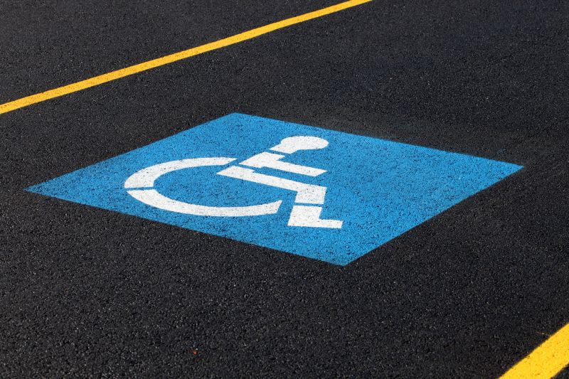 Disability Parking Marking in Palm Springs, CA