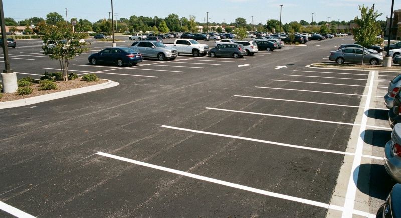 Concrete Parking Lot Striping in Orange County, CA